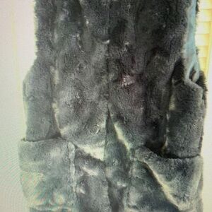 Kids Faux Fur Gray Jacket